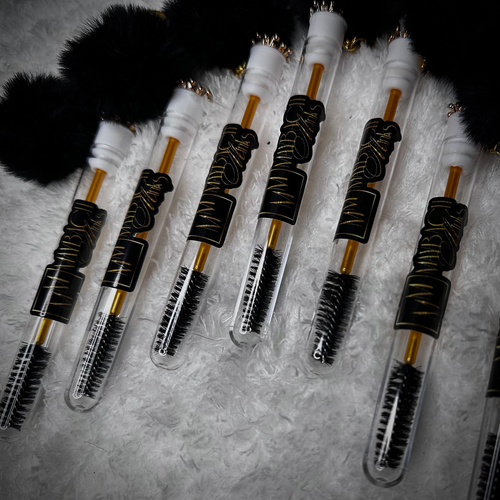 Keychain Spoolie Brushes - Maybach Minks 